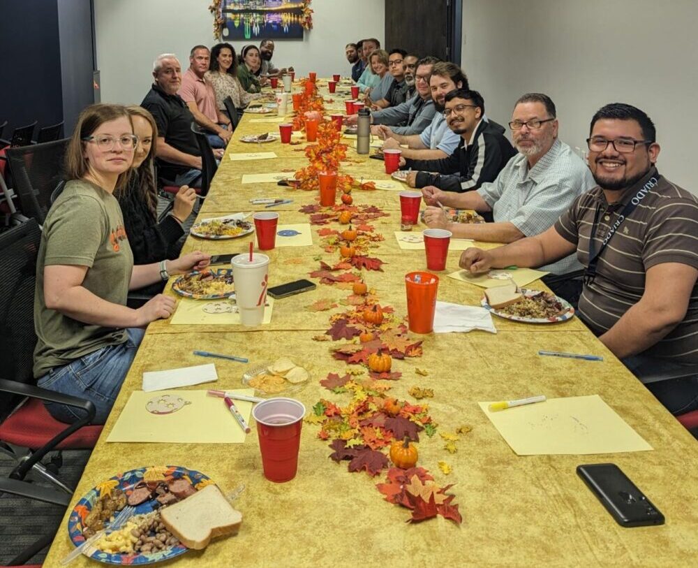 CRIADO celebrates Thanksgiving with a potluck